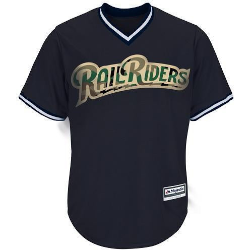 Scranton/Wilkes-Barre RailRiders Adult Sunday Alternate Navy Pullover Cool-Base Jersey