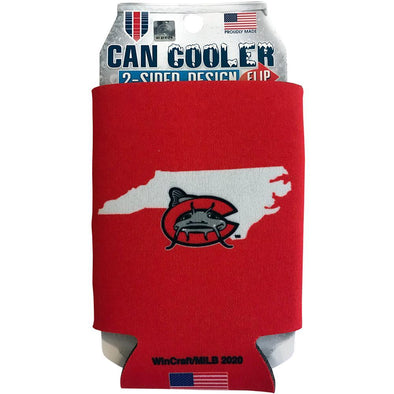 Carolina Mudcats 2-Sided State Can Cooler