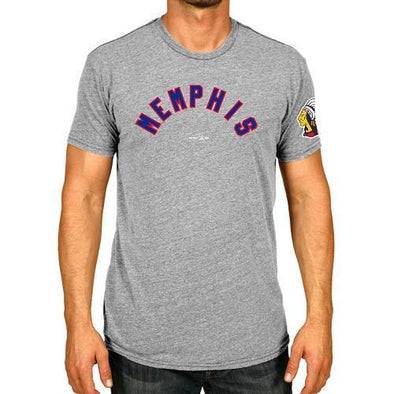 Memphis Redbirds Memphis Blues Letter Tee