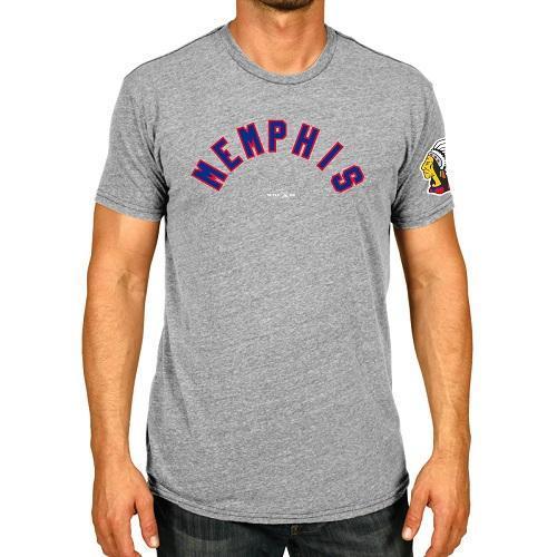 Memphis Redbirds Memphis Blues Letter Tee