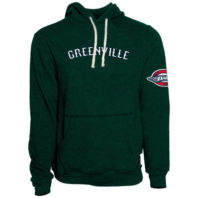 Greenville Retro Brand Green Greenville Hoodie