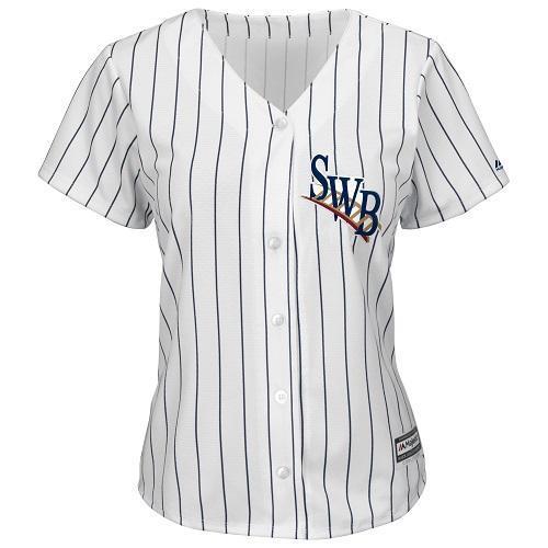 Scranton/Wilkes-Barre RailRiders Majestic Women's Home Jersey