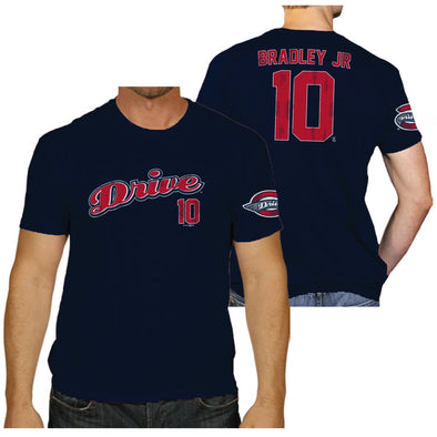 Greenville Drive Retro Brand Jackie Bradley Jr. Navy Alumni Tee