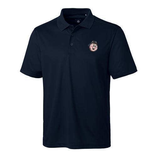 Trenton Thunder Thunder Men's Navy Slice logo Polo