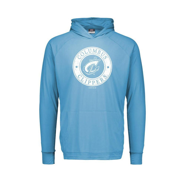 Columbus Clippers MV Sport Sunproof Hooded Long Sleeve Tee