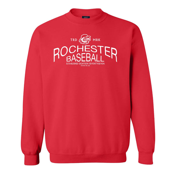 Rochester Red Wings Red Crew Neck Sweatshirt