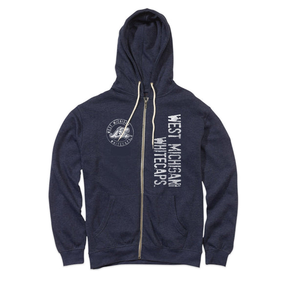 West Michigan Whitecaps Retro Full Zip Hoodie