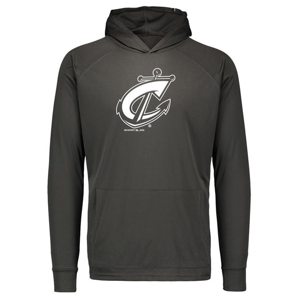 Columbus Clippers MV Sport Youth Sunproof Hooded Long Sleeve Tee