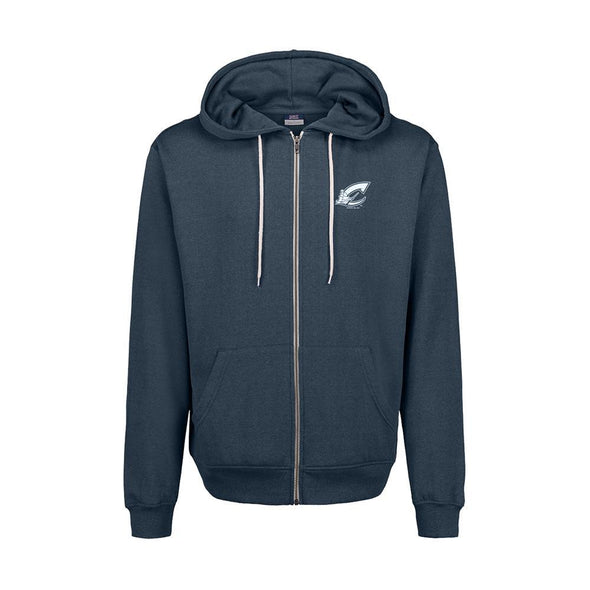 Columbus Clippers MV Sport Retro Heathered Full ZIp