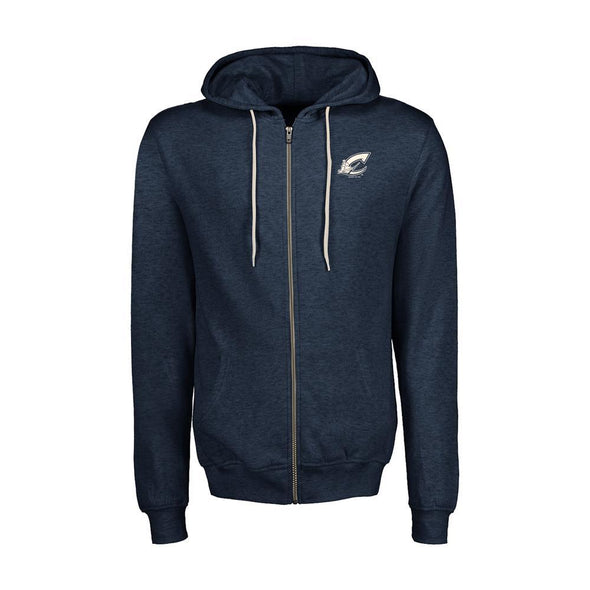 Columbus Clippers MV Sport Retro Heathered Full ZIp