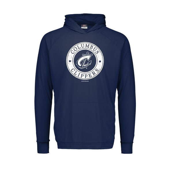 Columbus Clippers MV Sport Sunproof Hooded Long Sleeve Tee