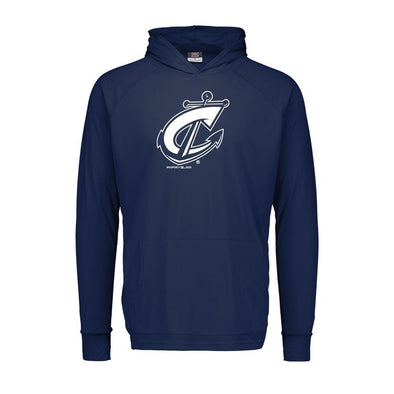 Columbus Clippers MV Sport Youth Sunproof Hooded Long Sleeve Tee