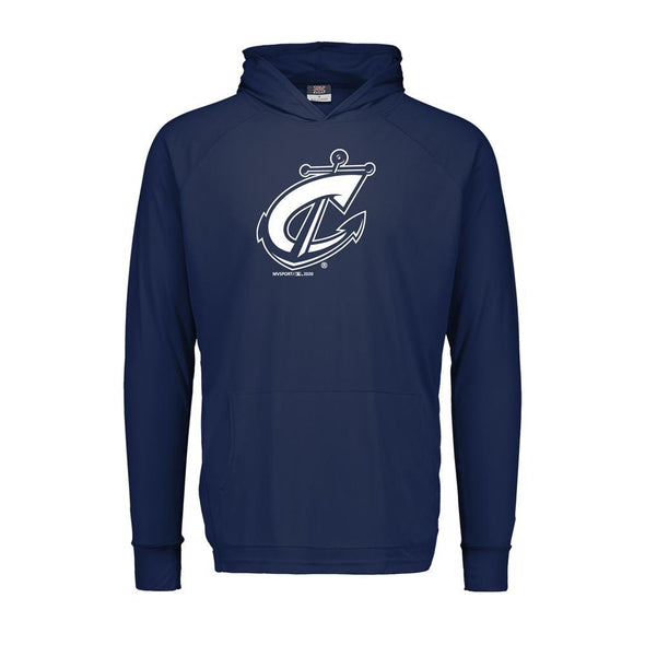 Columbus Clippers MV Sport Youth Sunproof Hooded Long Sleeve Tee
