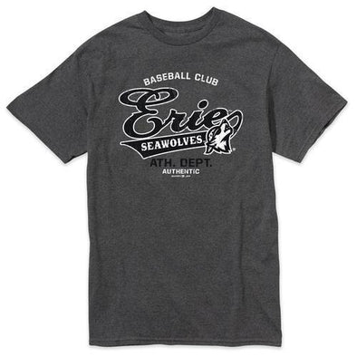 Erie SeaWolves MV Retro Heather Erie Tee - Grey