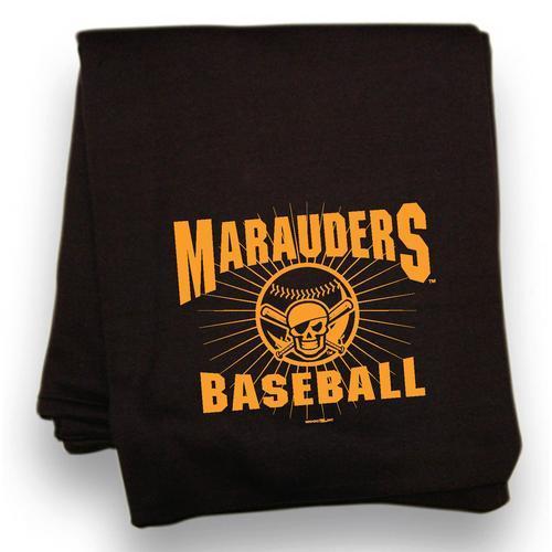 Bradenton Marauders Sweatshirt Blanket Black