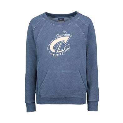 Columbus Clippers MV Sport Women's Michaela Angel Fleece Crew