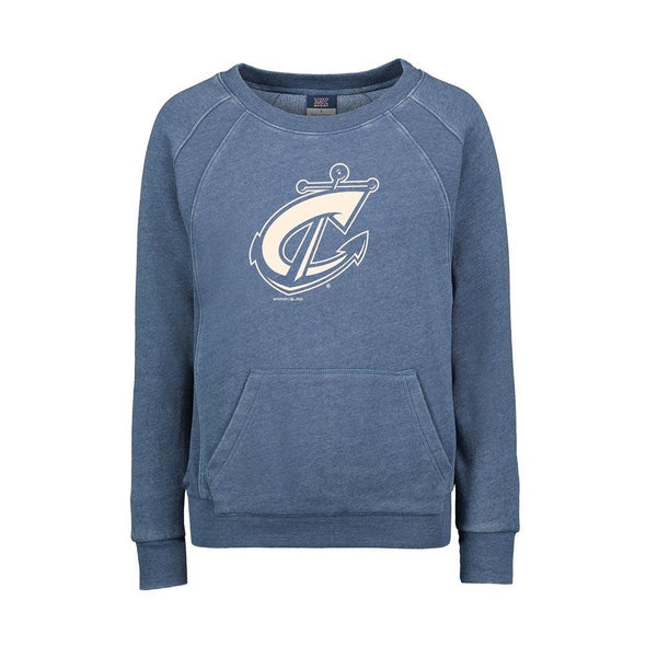 Columbus Clippers MV Sport Women's Michaela Angel Fleece Crew