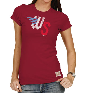 WOMEN'S BASIC TEE-RED