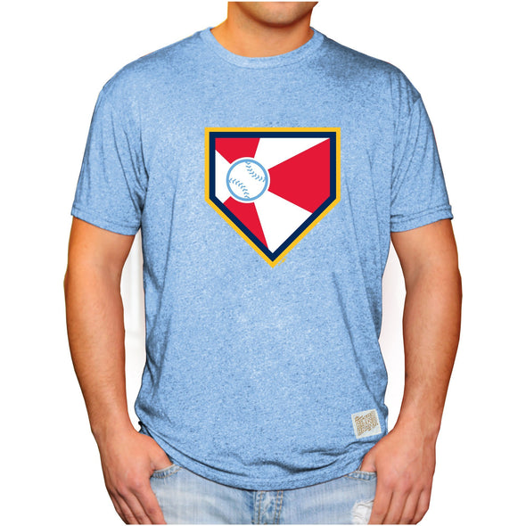 RINGER MOCK TWIST TEE-CAROLINA