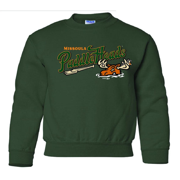 Missoula PaddleHeads Youth Primary Logo Crew Fleece