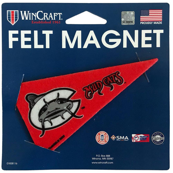 Carolina Mudcats Mini Pennant Magnet