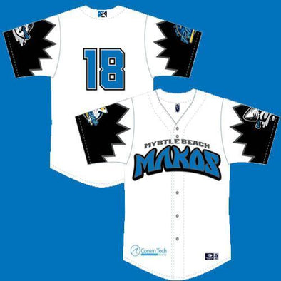Myrtle Beach Pelicans OTSPORTS MYRTLE BEACH MAKOS JERSEY