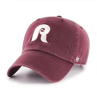 Reading Fightin Phils '47 Clean Up - 1980s Maroon Cap