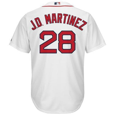 Boston Red Sox Majestic White Martinez Jersey
