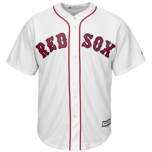 Boston Red Sox Majestic White Martinez Jersey