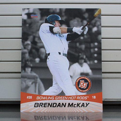 Bowling Green Hot Rods Brendan McKay 8 x 10 Flip Card
