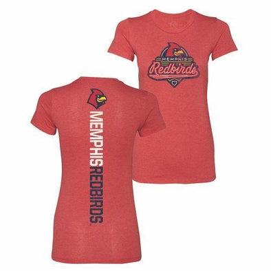 Memphis Redbirds Ladies Razorback Tee