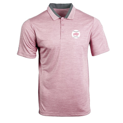 Buffalo Bisons Men's Pink Grey Alt Nassau Polo