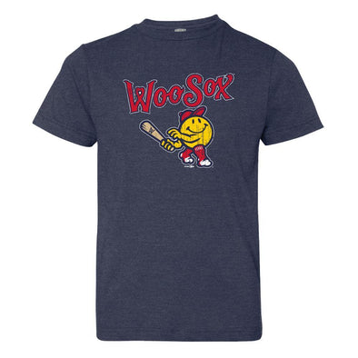 Worcester Red Sox Vintage Navy Primary Tee