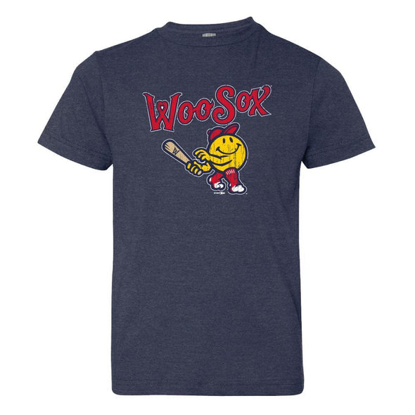Worcester Red Sox Vintage Navy Primary Tee