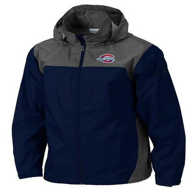 Greenville Drive Columbia Men's Rain Jacket with Hood