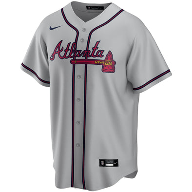 Atlanta Braves Nike Replica Road Grey Jersey