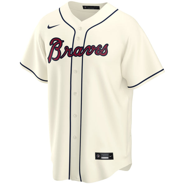 Atlanta Braves Nike Replica Alternate Ivory Jersey