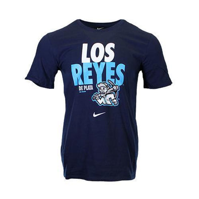 Men's Las Vegas Reyes de Plata Nike Los Reyes Navy Cotton Short Sleeve T-Shirt