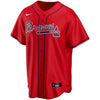 Red Nike Braves Alternate Home Jersey