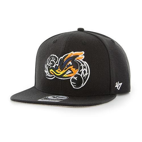 Black Fighting Duck Snap Back