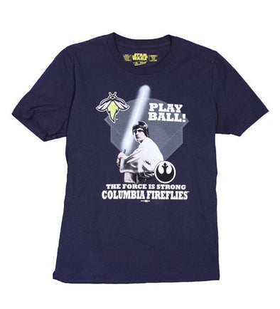 Columbia Fireflies Youth Navy Star Wars Tee