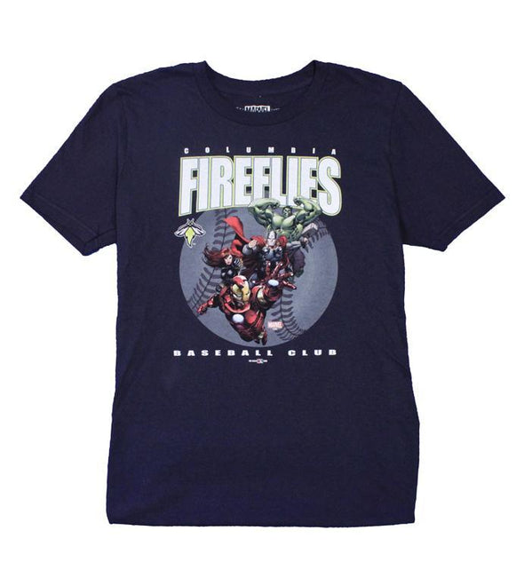 Columbia Fireflies Youth Navy Marvel Tee