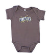 Columbia Fireflies Infant Charcoal Grey Creeper Onesie