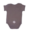 Columbia Fireflies Infant Charcoal Grey Creeper Onesie