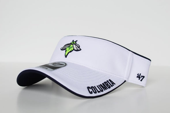 Columbia Fireflies Adult White Visor