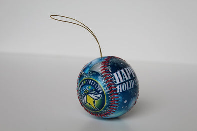 Columbia Fireflies Blue Baseball Ornament