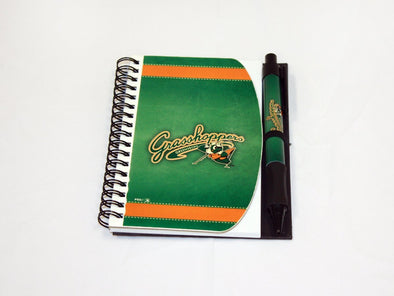 Greensboro Grasshoppers Autograph Notebook and Pen