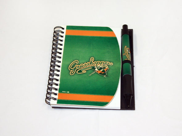 Greensboro Grasshoppers Autograph Notebook and Pen