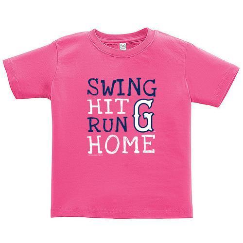 Greenville Drive Soft as a Grape Toddler Pink Tee