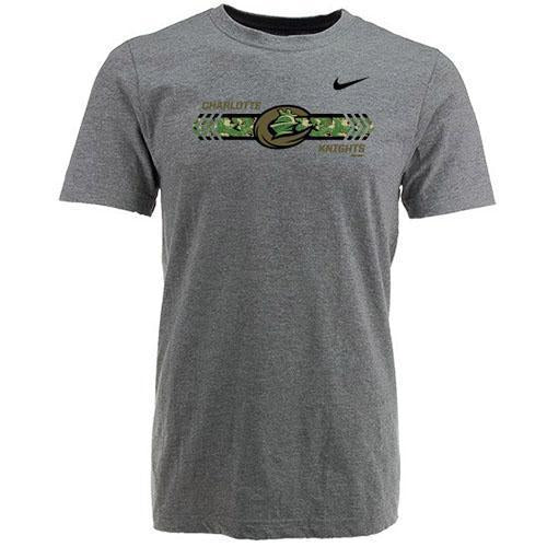 Charlotte Knights Nike Salute to Service Tee